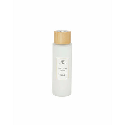 Vivience Round White Bottle Diffuser - "White Flower" Scent