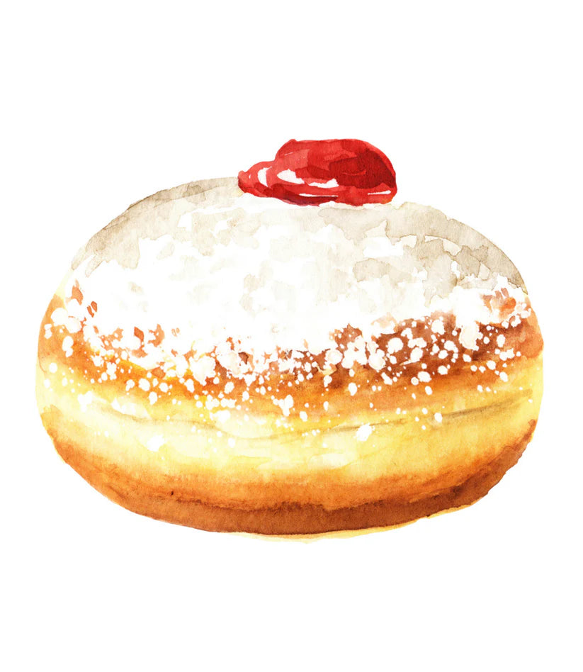 Chanukah Jelly Donut (Die Cut)