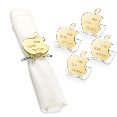 Rosh Hashana Apple Acrylic Napkin Ring