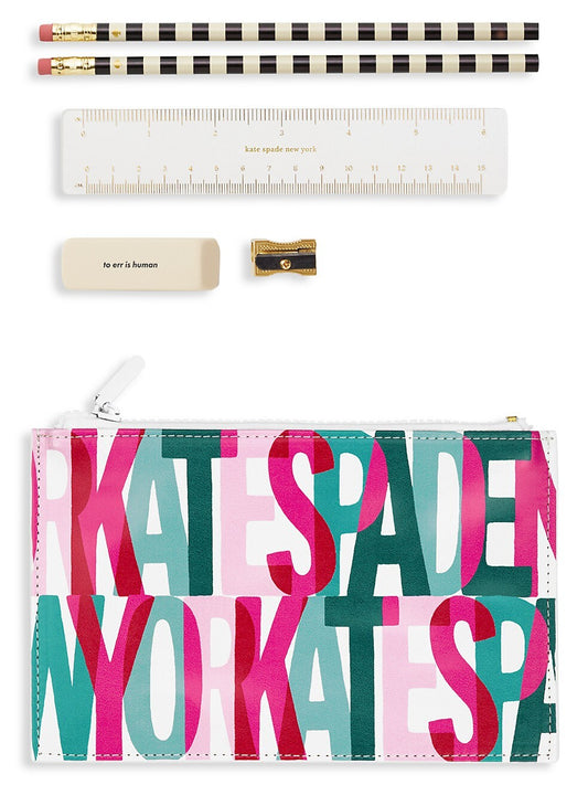 Kate Spade New York , Layered Logo , Pencil Pouch