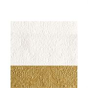 Elegance Dip Gold Cocktail Napkin