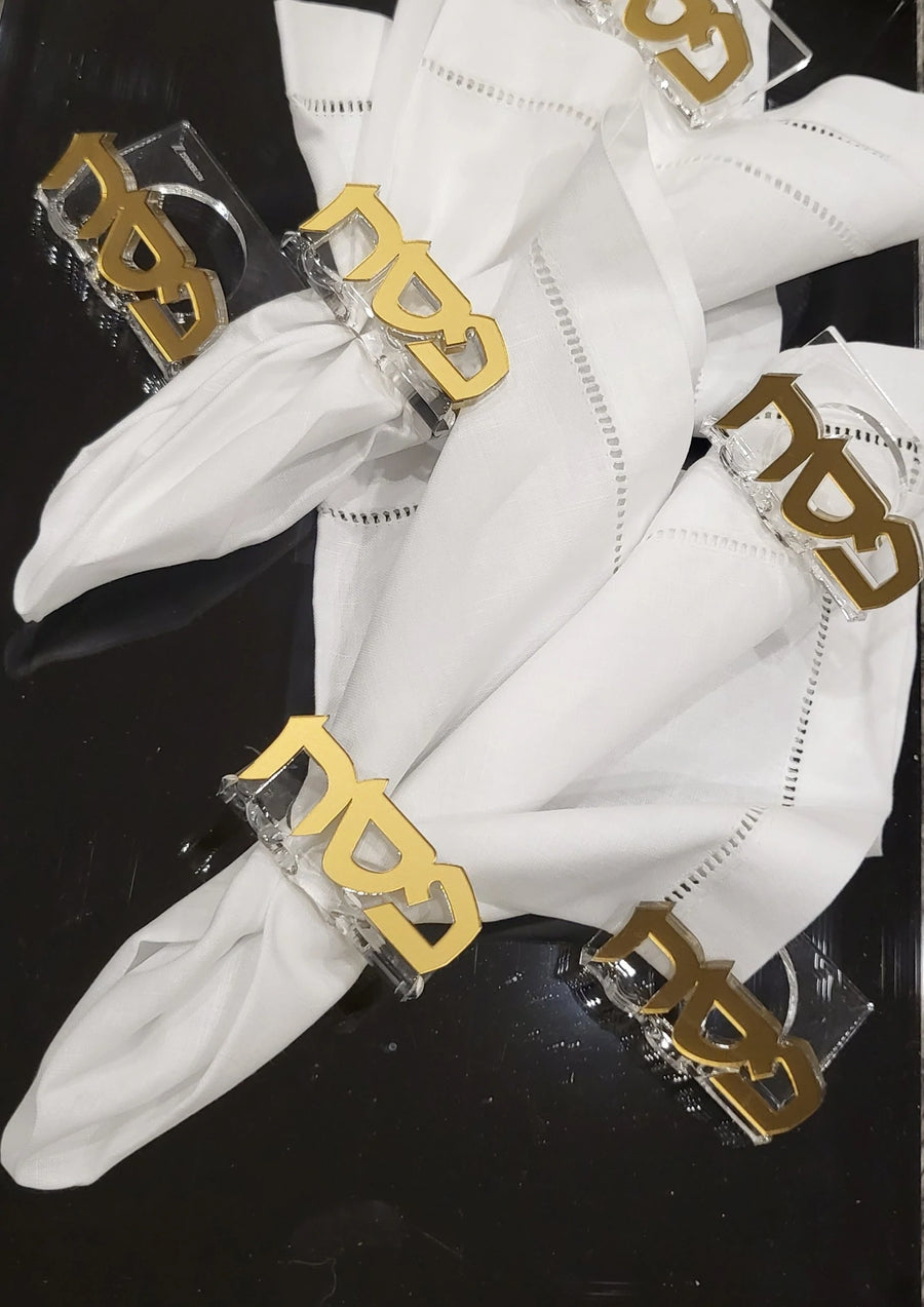 Pesach Acrylic Napkin Ring
