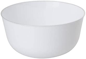 Modern White Round Soup Bowls  10 ct