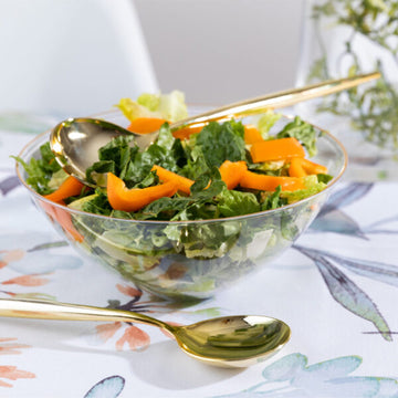 Novelty Serving Spoon & Spork Gold