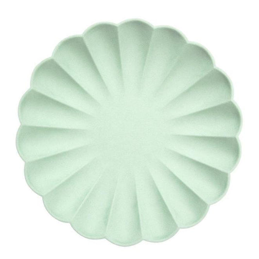 Pale Mint Simply Eco Large Plates