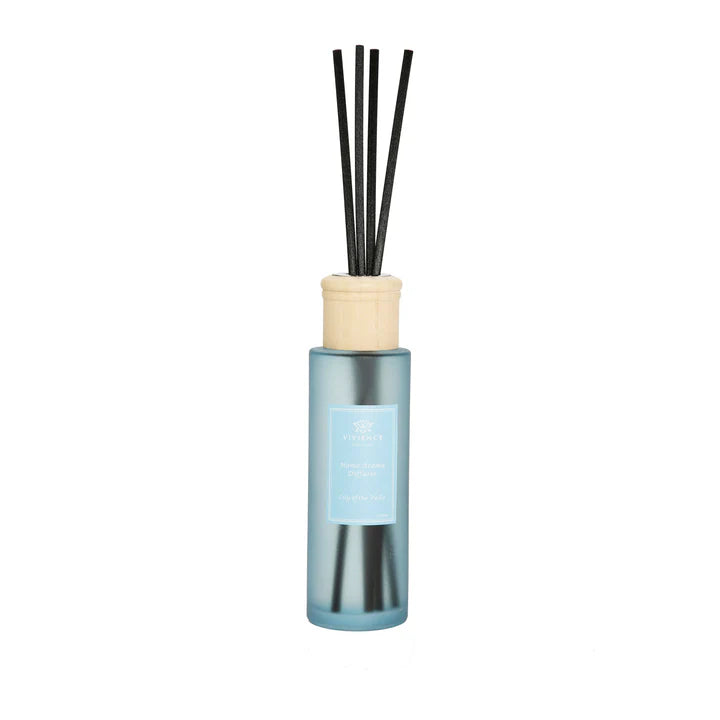 Round Blue Bottle Diffuser - "Lily Of The Valley"
