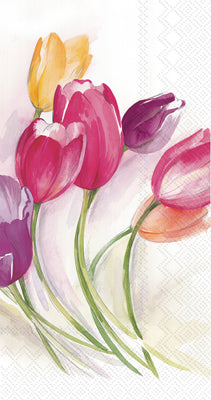 Tulip Season Guest Towel