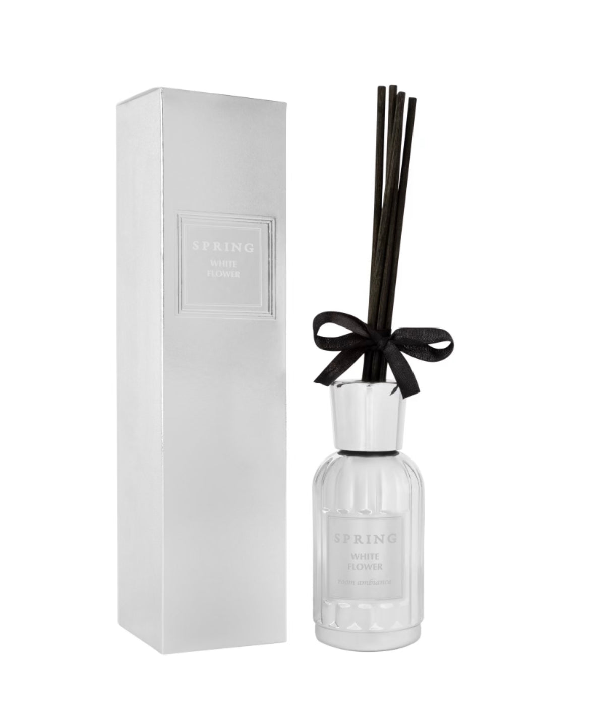 Spring White Flower Reed Diffuser-silver (6.08oz)