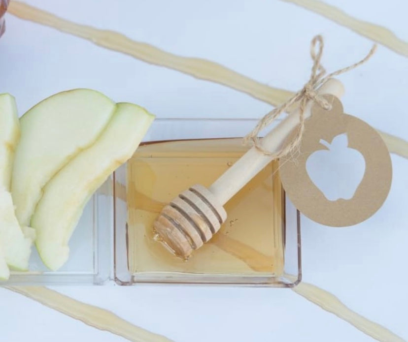 Gold Shana Tovah Honey Dippers