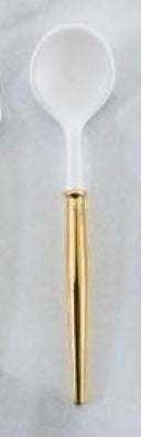 GOLD BELLA PLASTIC COCKTAIL SPOON/20PC