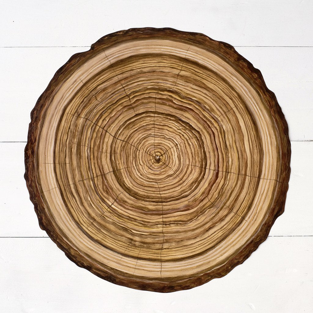 Wood Slice Paper Placemat