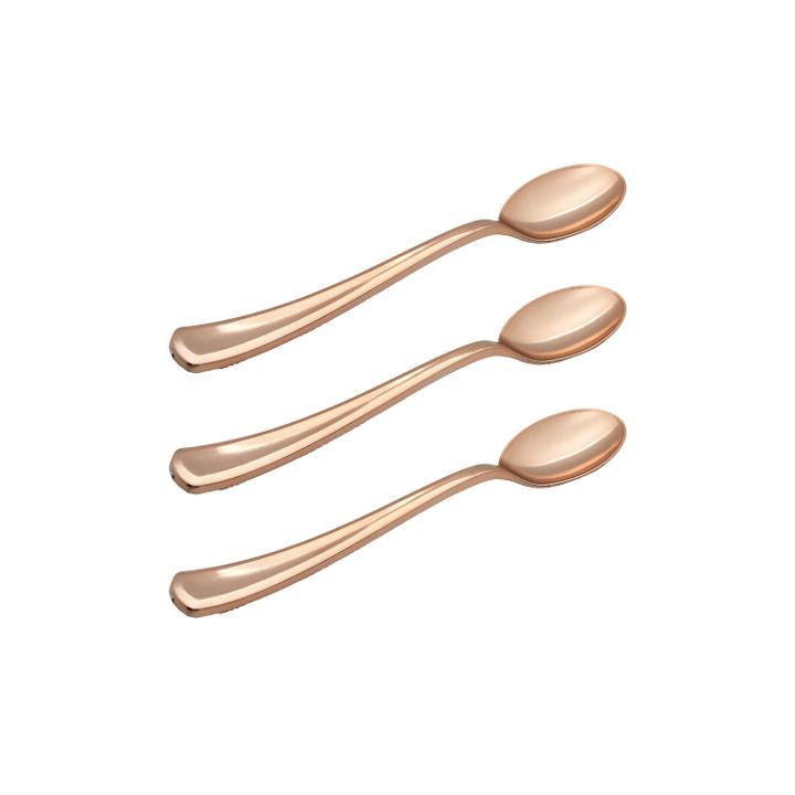 Rose Gold Cutlery , Mini Tea Spoons