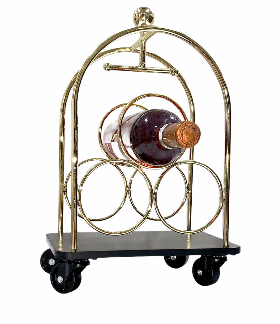 Bar Cart With Wine Rack
