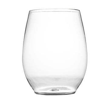 Stemless 12 Oz Clear Goblet 6 Ct