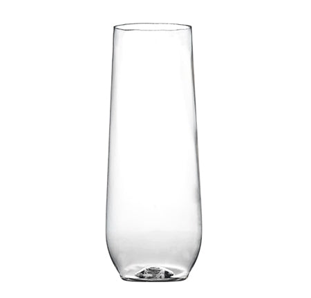 Stemless 10 Oz Clear Flute 6 Ct