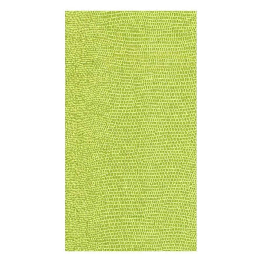 Lizard Paper Linen Guest Towel Napkins in Green - 12 Per Package