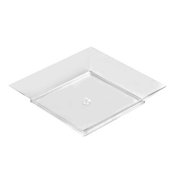 Mini Ware 3.5″ Square Clear Plate