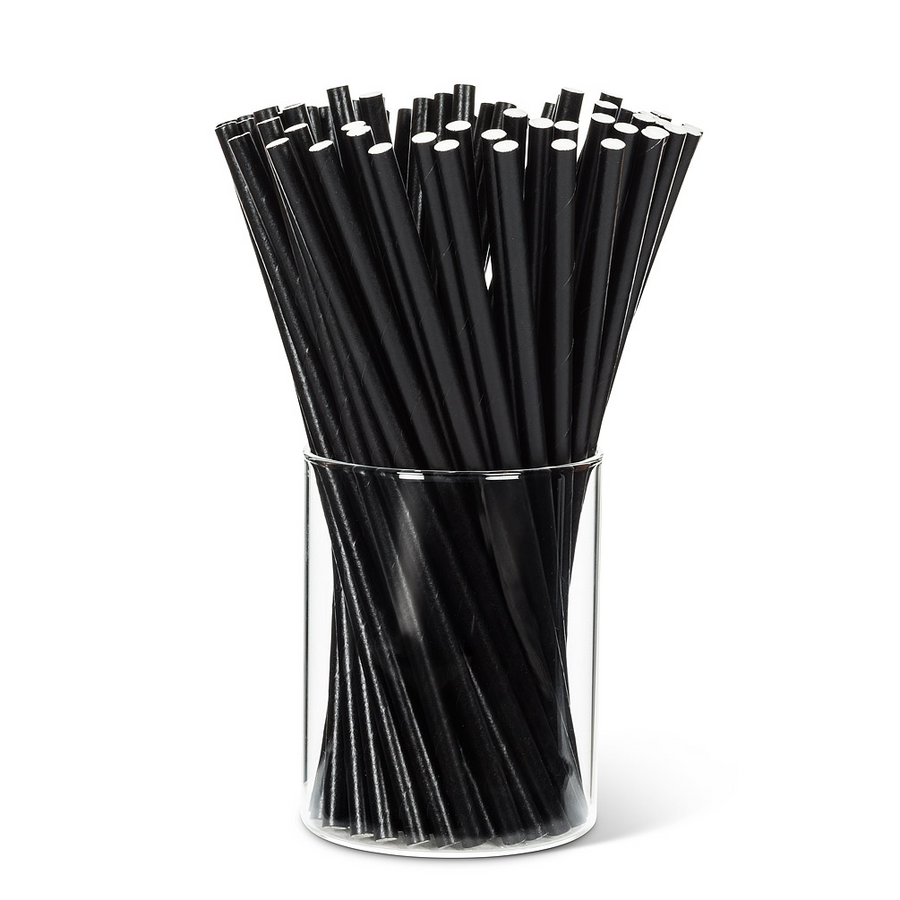 Black Paper Straws