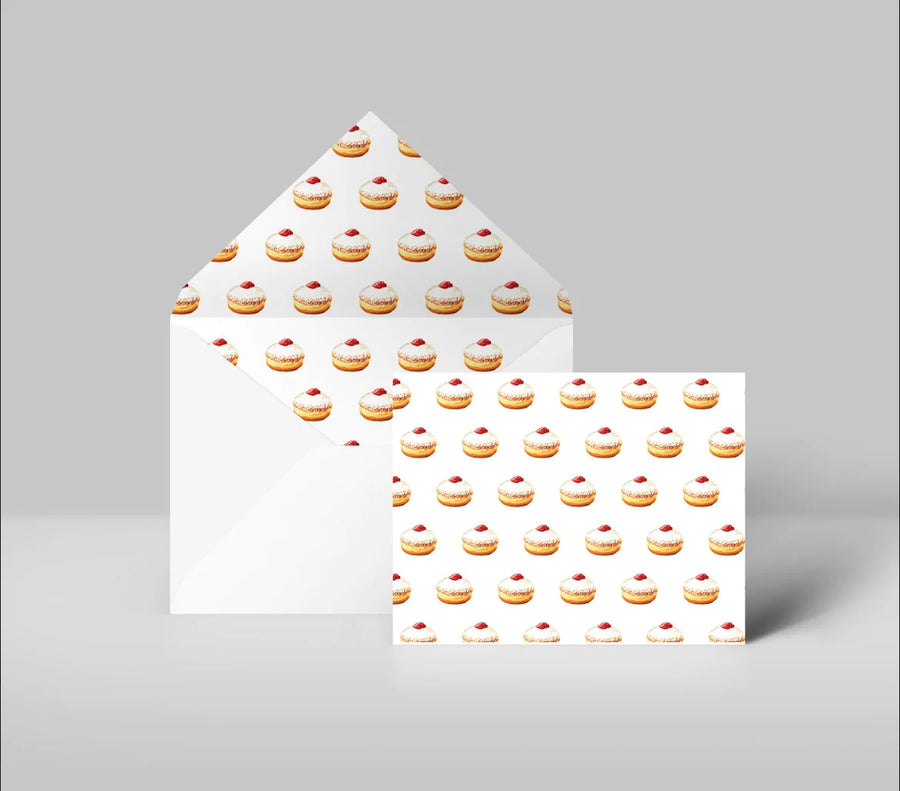 Chanuka Design Boxed  Cards / Envelopes 12 - Count